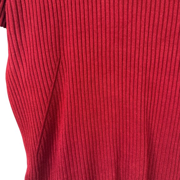 Emanuel Ungaro Woman Ribbed Knit Top 1X Rayon & Spandex Made In USA - Picture 3 of 7